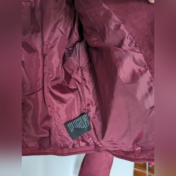 Coalition LA Burgundy Soft Moto Jacket NWOT - Picture 11 of 11